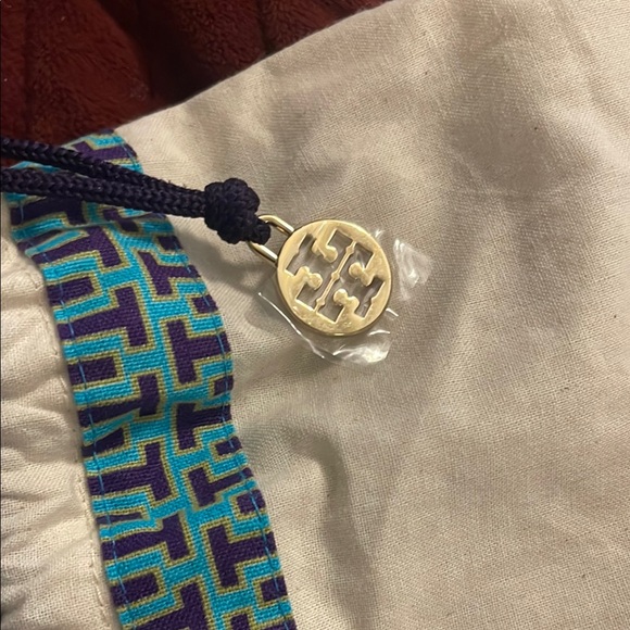 Tory Burch Black Leather Envelope Bag Clutch W/ Detachable Chain Designer READ - Picture 13 of 16